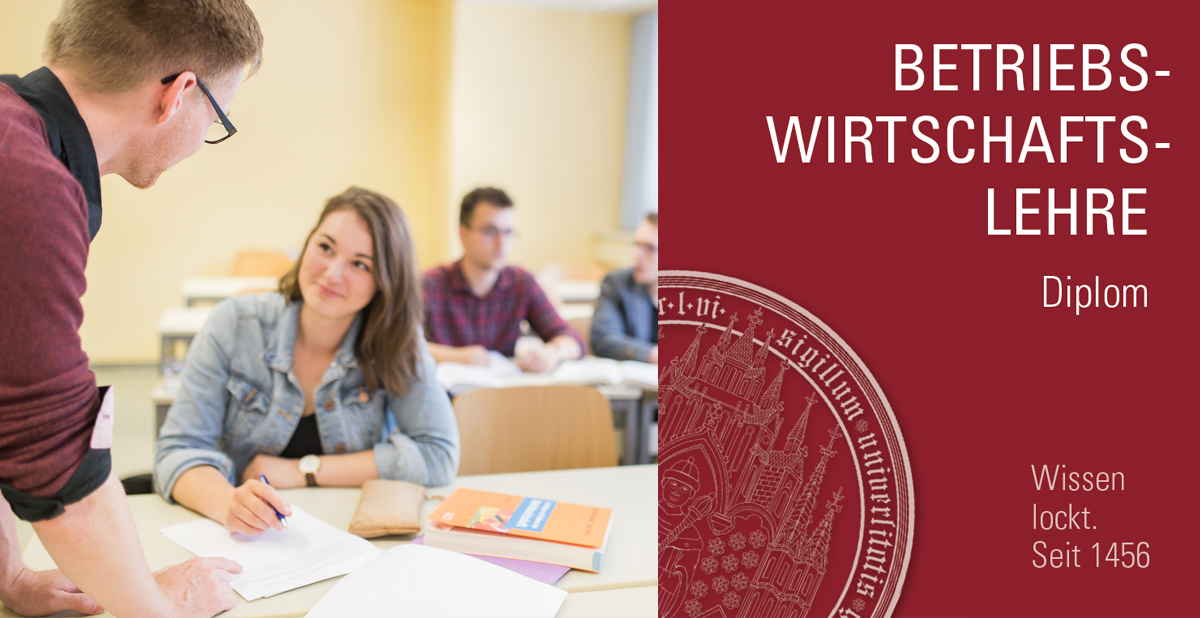 Studiengang Betriebswirtschaftslehre an der Universität Greifswald (Diplom-Betriebswirt, Diplom-Betriebswirtin).