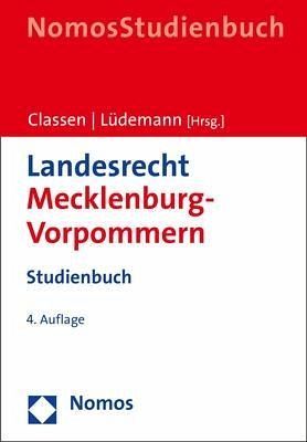 Bild Buchcover Landesrecht Mecklenburg-Vorpommern, Classen / Lüdemann, Nomos