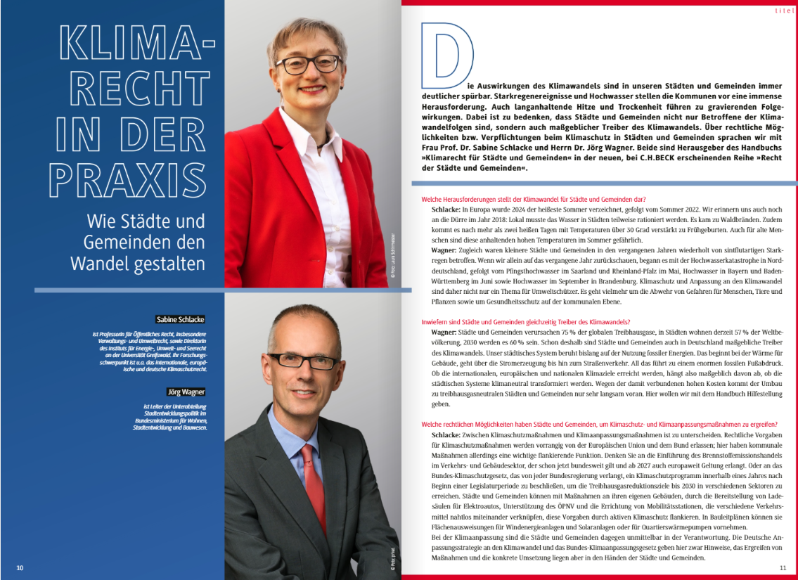 KLIMA- RECHT IN DER PRAXIS - Wie Städte und Gemeinden den Wandel gestalten